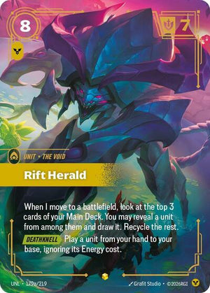 Riftbound - Unleashed - Rift Herald - 179a/219 - Alternate Art - Showcase