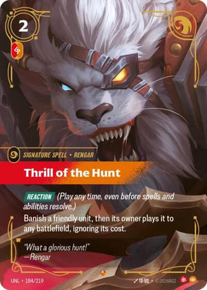 Riftbound - Unleashed - Thrill of the Hunt - 184/219 - Epic