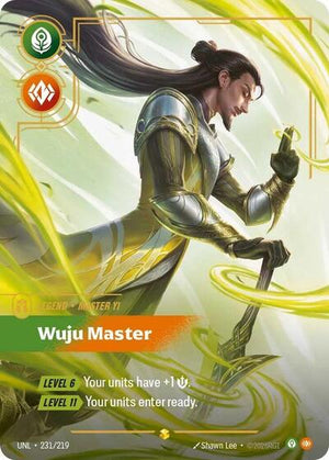 Riftbound - Unleashed - Master Yi, Wuju Master (Overnumbered) - 231/219 - Showcase