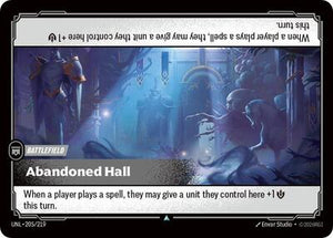 Riftbound - Unleashed - Abandoned Hall - 205/219 - Uncommon