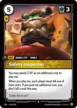 Riftbound - Unleashed - Safety Inspector - 164/219 - Uncommon