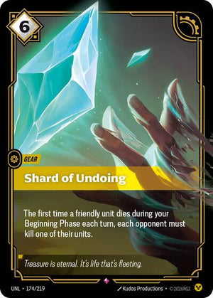 Riftbound - Unleashed - Shard of Undoing - 174/219 - Rare
