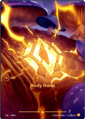 Riftbound - Unleashed - Body Rune - R04a - Showcase