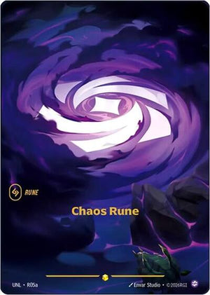 Riftbound - Unleashed - Chaos Rune - R05a - Showcase
