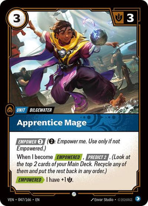Riftbound - Vendetta - Apprentice Mage - 047/166 - Common