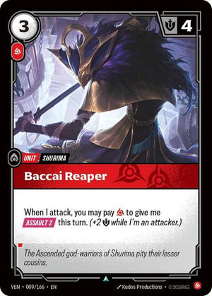 Riftbound - Vendetta - Baccai Reaper - 009/166 - Uncommon