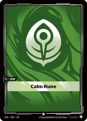 Riftbound - Vendetta - Calm Rune - R02 - Common