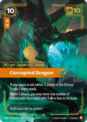 Riftbound - Vendetta - Corrupted Dragon - 091/166 - Epic