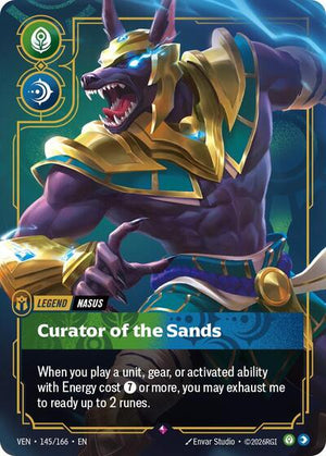 Riftbound - Vendetta - Nasus, Curator of the Sands - 145/166 - Rare