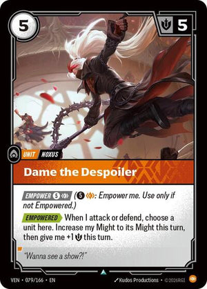 Riftbound - Vendetta - Dame the Despoiler - 079/166 - Uncommon