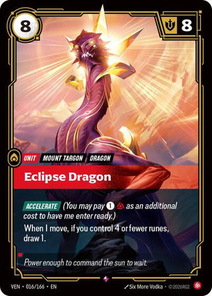 Riftbound - Vendetta - Eclipse Dragon - 016/166 - Rare