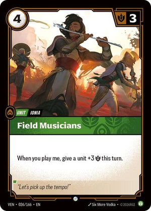 Riftbound - Vendetta - Field Musicians - 026/166 - Common