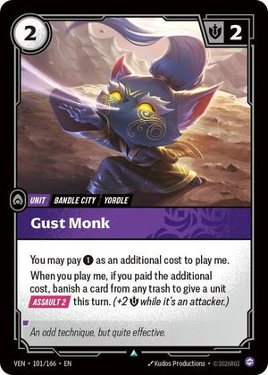 Riftbound - Vendetta - Gust Monk - 101/166 - Uncommon