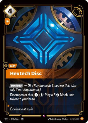 Riftbound - Vendetta - Hextech Disc - 087/166 - Rare