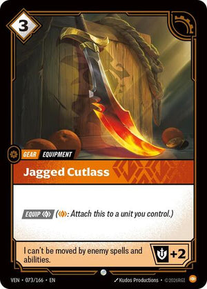 Riftbound - Vendetta - Jagged Cutlass - 073/166 - Common