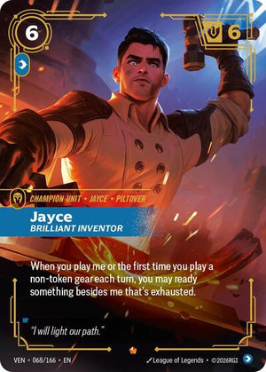 Riftbound - Vendetta - Jayce, Brilliant Inventor - 068/166 - Epic