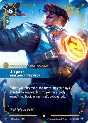Riftbound - Vendetta - Jayce, Brilliant Inventor - 068a/166 - Alternate Art - Epic
