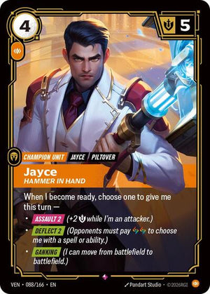 Riftbound - Vendetta - Jayce, Hammer in Hand - 088/166 - Rare