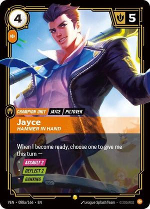Riftbound - Vendetta - Jayce, Hammer in Hand - 088a/166 - Alternate Art - Showcase