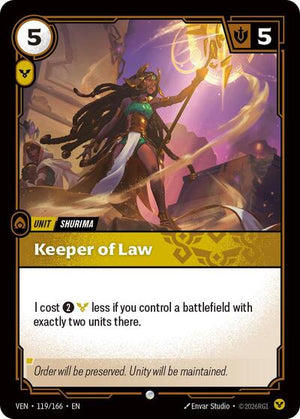Riftbound - Vendetta - Keeper of Law - 119/166 - Common