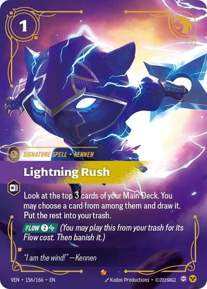 Riftbound - Vendetta - Lightning Rush - 156/166 - Epic