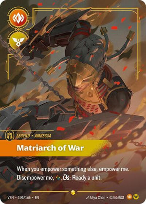 Riftbound - Vendetta - Ambessa, Matriarch of War (Overnumbered) - 196/166 - Showcase