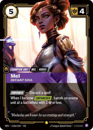 Riftbound - Vendetta - Mel, Defiant Soul - 110a/166 - Alternate Art - Showcase