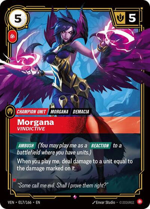 Riftbound - Vendetta - Morgana, Vindictive - 017/166 - Rare