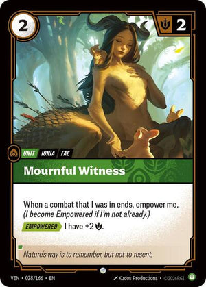 Riftbound - Vendetta - Mournful Witness - 028/166 - Common