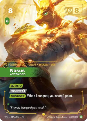 Riftbound - Vendetta - Nasus, Ascended - 046a/166 - Alternate Art - Showcase