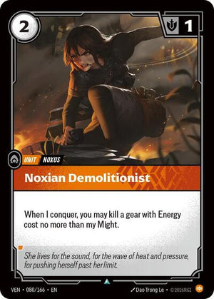 Riftbound - Vendetta - Noxian Demolitionist - 080/166 - Uncommon