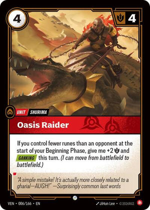 Riftbound - Vendetta - Oasis Raider - 006/166 - Common