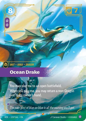 Riftbound - Vendetta - Ocean Drake - 115/166 - Epic