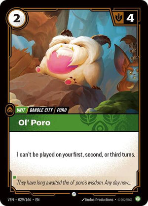 Riftbound - Vendetta - Ol' Poro - 029/166 - Common