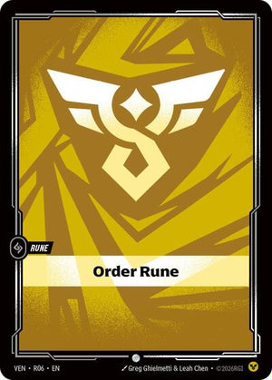 Riftbound - Vendetta - Order Rune - R06 - Common