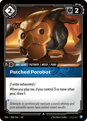 Riftbound - Vendetta - Patched Porobot - 058/166 - Uncommon
