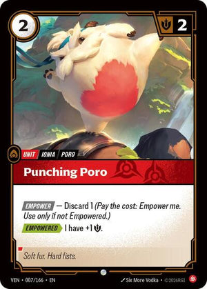 Riftbound - Vendetta - Punching Poro - 007/166 - Common