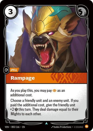 Riftbound - Vendetta - Rampage - 083/166 - Uncommon