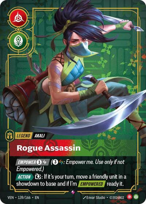 Riftbound - Vendetta - Akali, Rogue Assassin - 139/166 - Rare