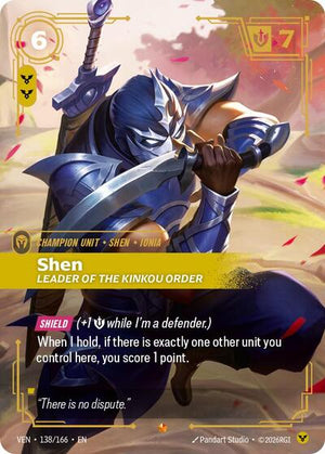 Riftbound - Vendetta - Shen, Leader of the Kinkou Order - 138/166 - Epic