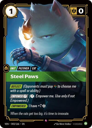 Riftbound - Vendetta - Steel Paws - 043/166 - Rare