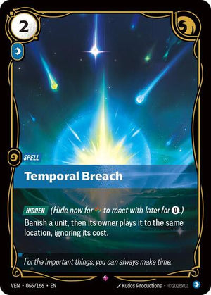Riftbound - Vendetta - Temporal Breach - 066/166 - Rare