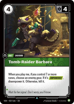 Riftbound - Vendetta - Tomb-Raider Barbara - 037/166 - Uncommon