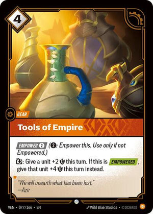 Riftbound - Vendetta - Tools of Empire - 077/166 - Common