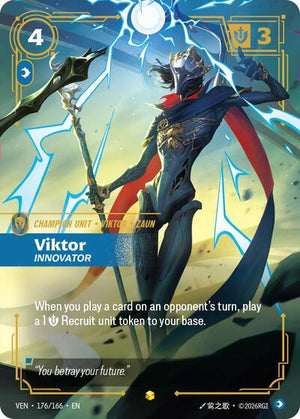 Riftbound - Vendetta - Viktor, Innovator (Overnumbered) - 176/166 - Showcase