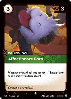 Riftbound - Vendetta - Affectionate Poro - 024/166 - Common