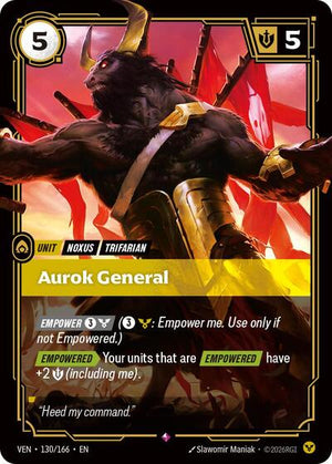 Riftbound - Vendetta - Aurok General - 130/166 - Rare