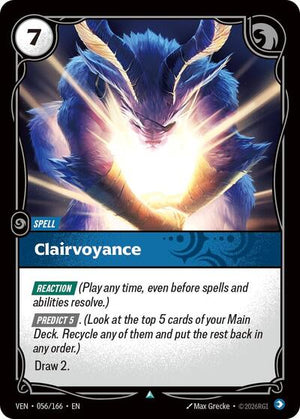 Riftbound - Vendetta - Clairvoyance - 056/166 - Uncommon