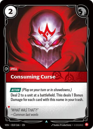 Riftbound - Vendetta - Consuming Curse - 010/166 - Uncommon