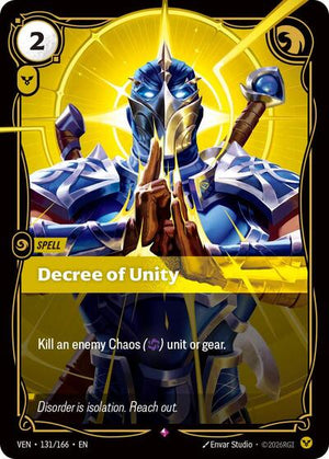 Riftbound - Vendetta - Decree of Unity - 131/166 - Rare